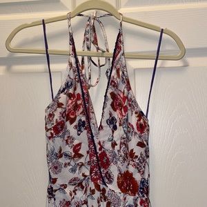 Summer maxi dress. Size Small. Adjustable neck